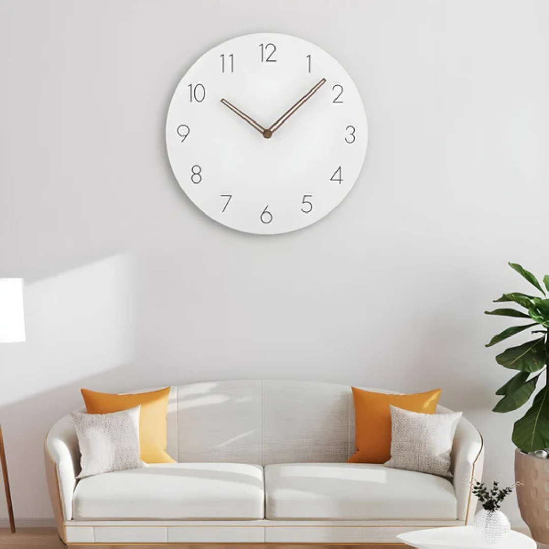 Nork Minimalist Wall Clock – Contemporary Wooden Design