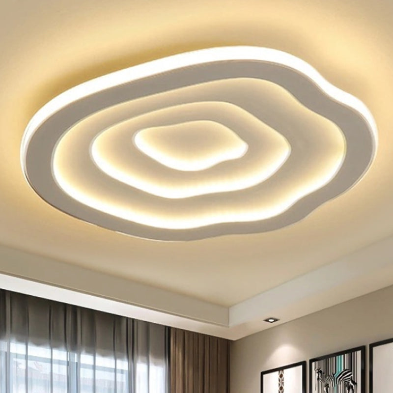 Ripple LED Ceiling Light – Modern Flush-Mount Design