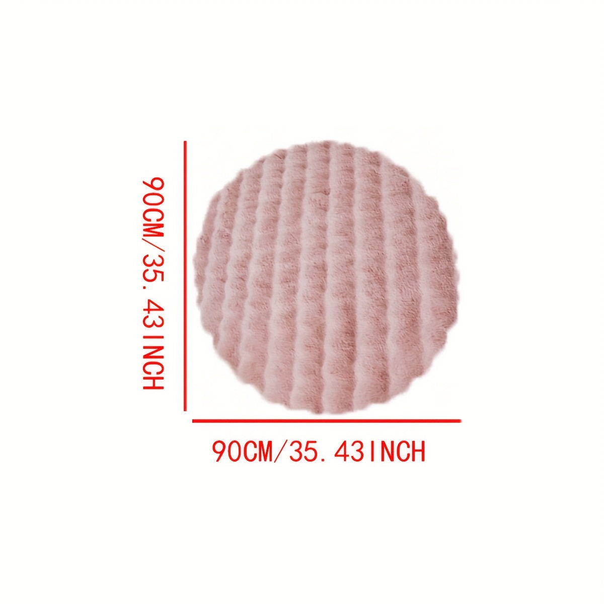 Cloud Comfort Round Bubble Rug | Ultra-Soft Fluffy Circle Carpet