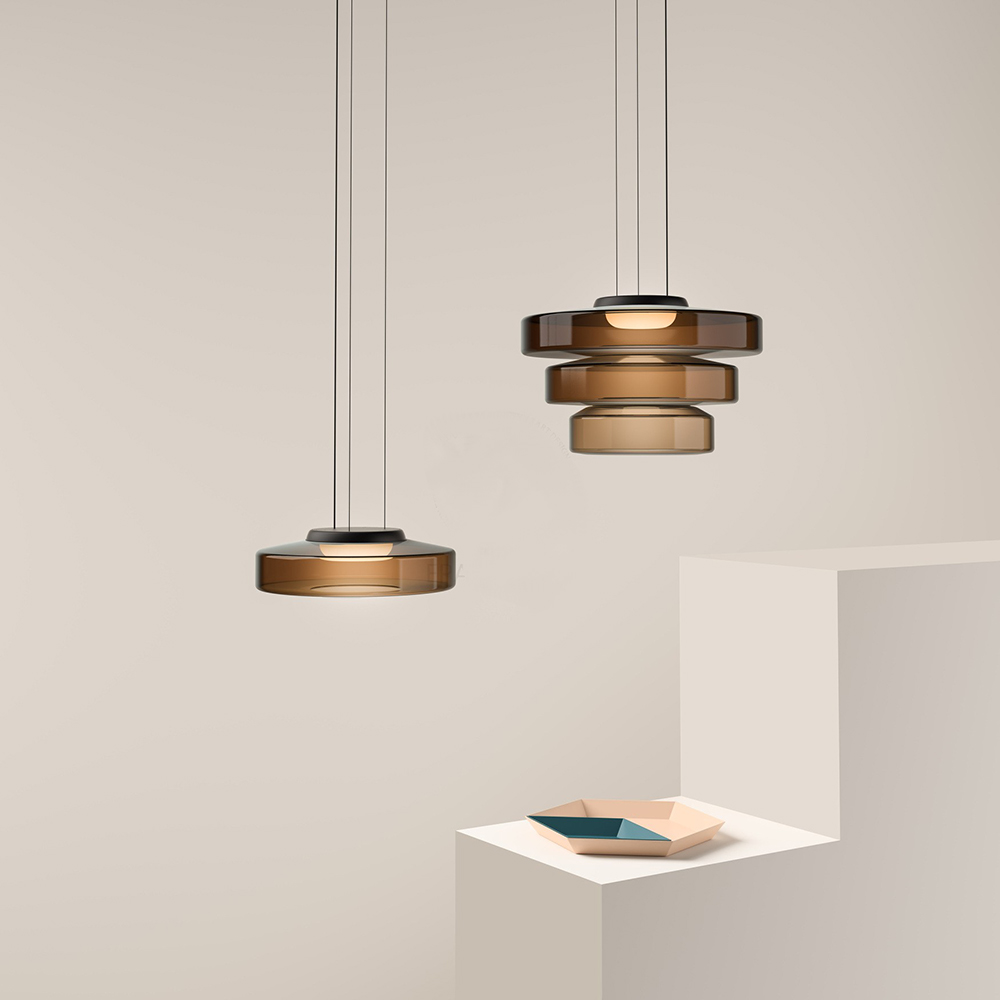 Bauhaus-Style Glass Pendant Lamp | Elegant Hanging Light