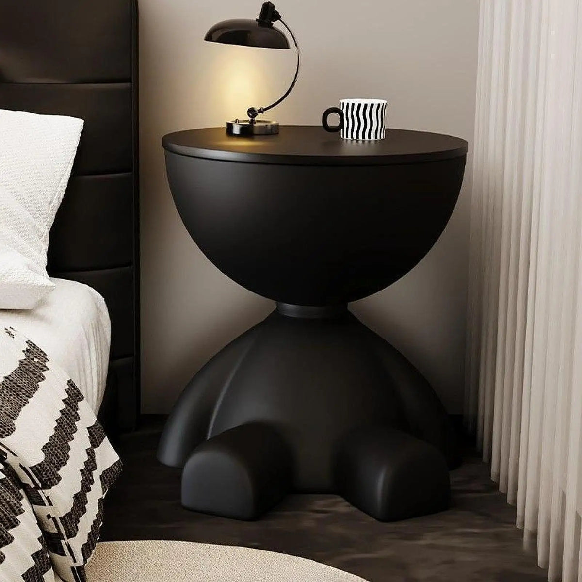 Cartoon Bear Side Table | Playful Modern Coffee Table for Living Room Decor