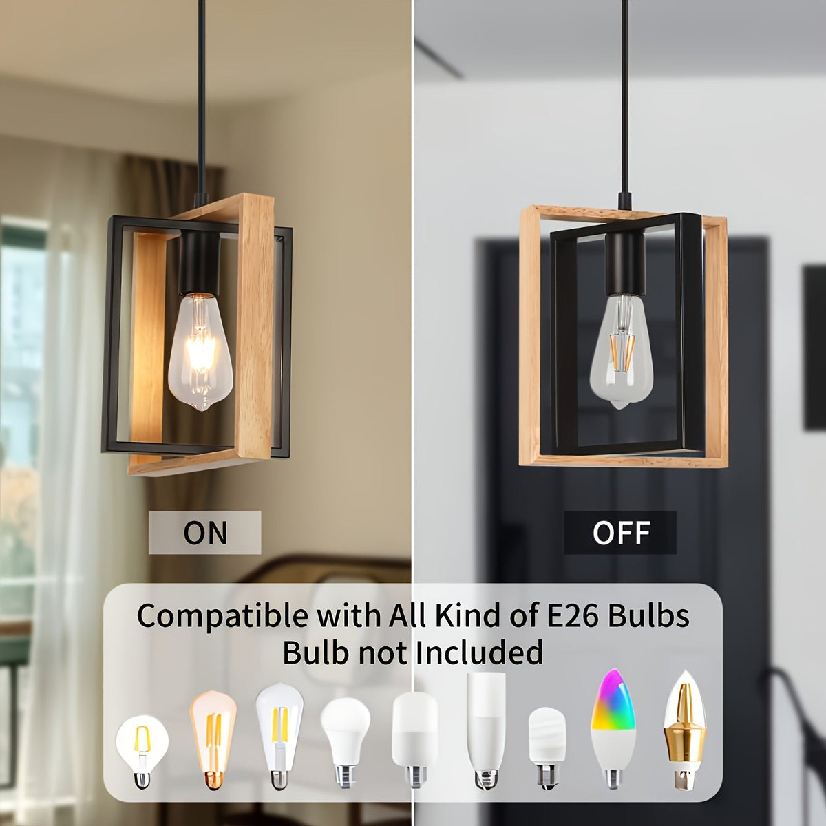 Modern Minimalist Industrial Pendant Ceiling Light