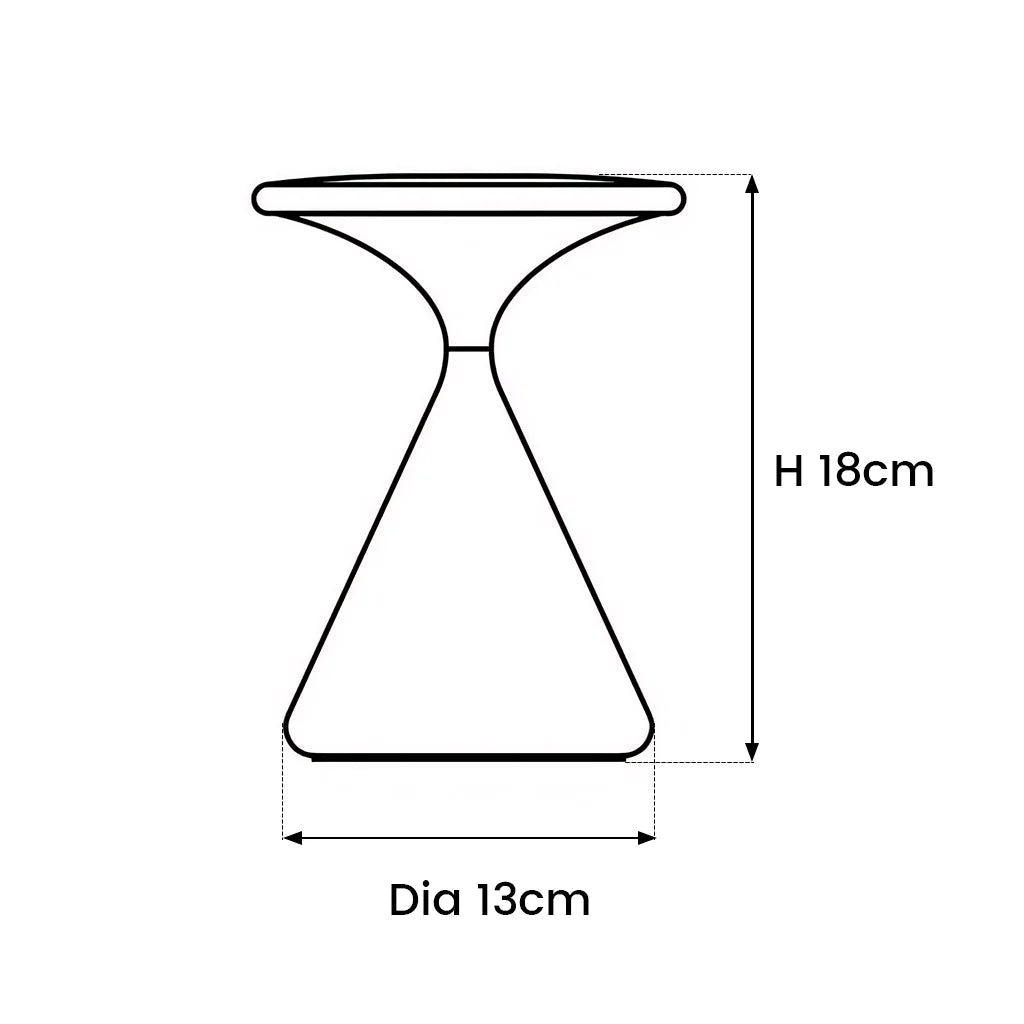 Aurora Wireless Table Lamp – Elegant Hourglass Design