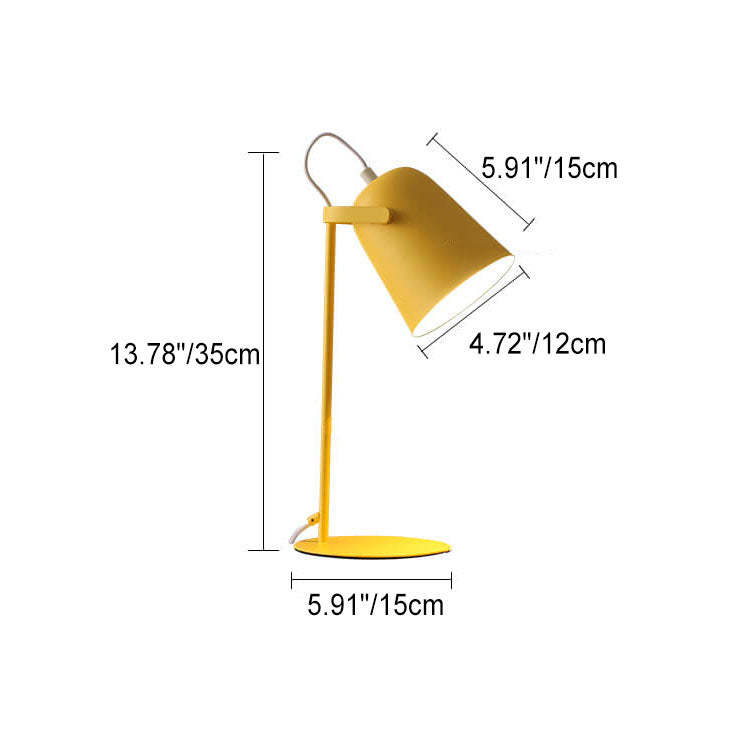Nordic Metal LED Desk Lamp | Minimalist Reading and Study Light