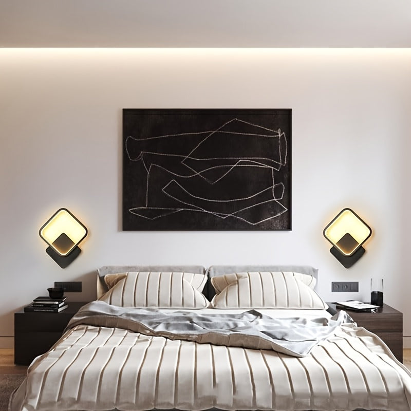 Modern Square LED Wall Light | Sleek Minimalist Geometric Design Fixture