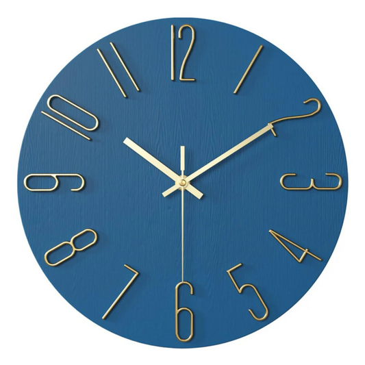Elegant Modern Wall Clock | Minimalist Gold Design