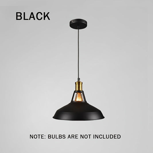 Industrial Metal Pendant Light – Stylish Retro Loft-Inspired Ceiling Fixture