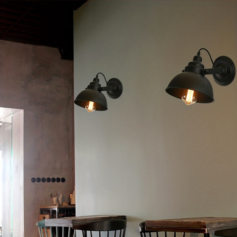 Industrial Vintage Wall Light – Retro Metal Sconce Lamp for Stylish Home Décor
