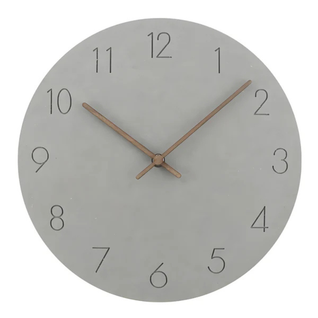 Nork Minimalist Wall Clock – Contemporary Wooden Design