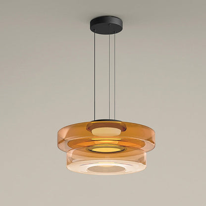 Bauhaus-Style Glass Pendant Lamp | Elegant Hanging Light