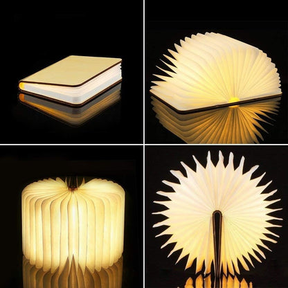 Lumibook 360° Foldable Rechargeable Table Lamp | Portable LED Light