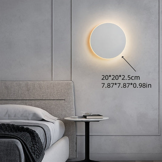 Minimalist Round LED Wall Light – Modern Nordic Style and Elegant Illumination