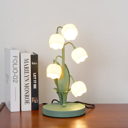 Bell Orchid Table Lamp | Elegant Floral Accent Light for Indoor Spaces