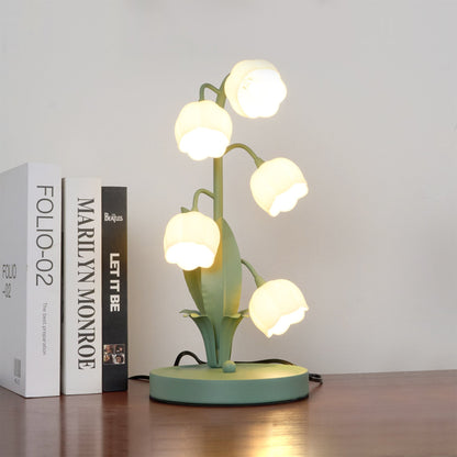 Bell Orchid Table Lamp | Elegant Floral Accent Light for Indoor Spaces