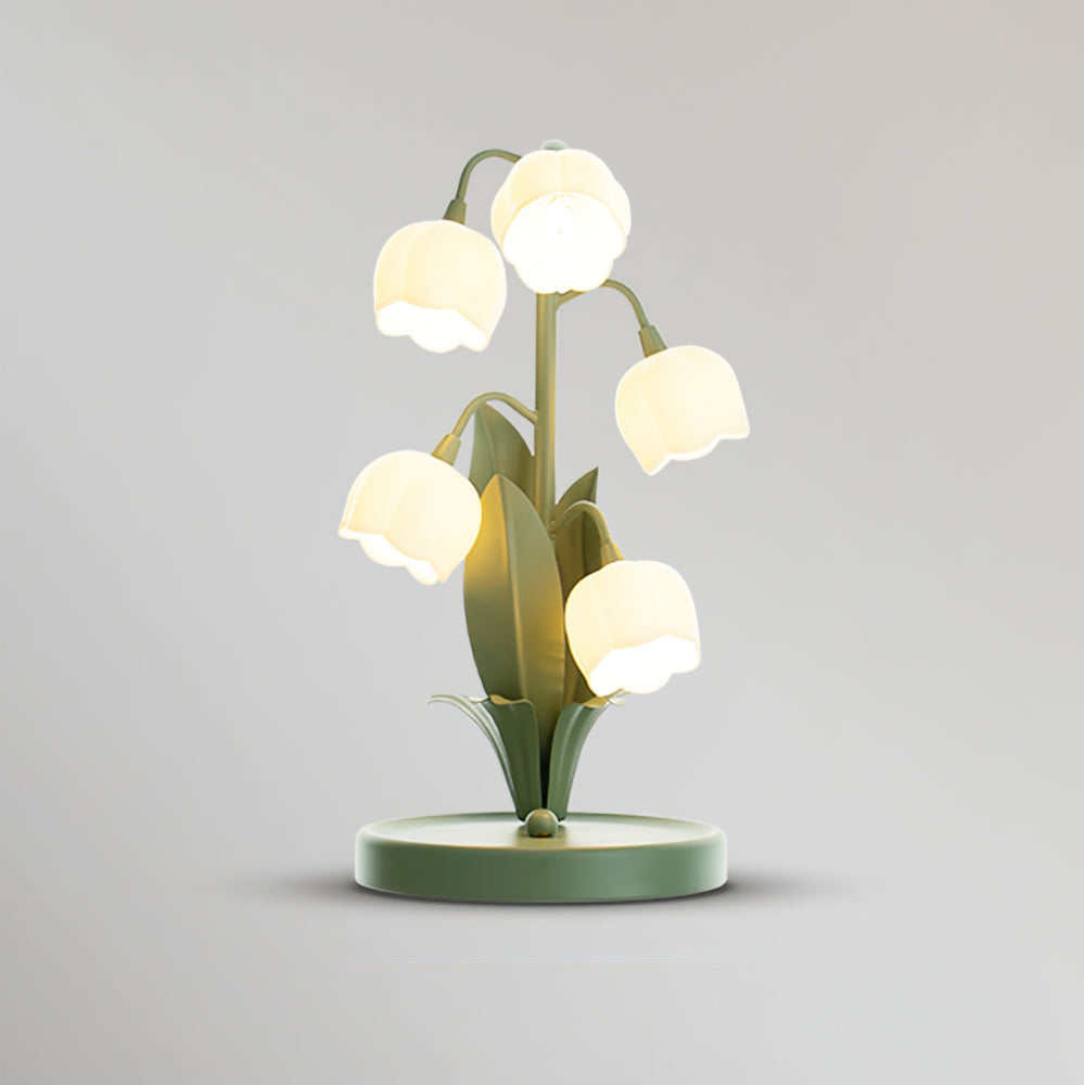 Bell Orchid Table Lamp | Elegant Floral Accent Light for Indoor Spaces