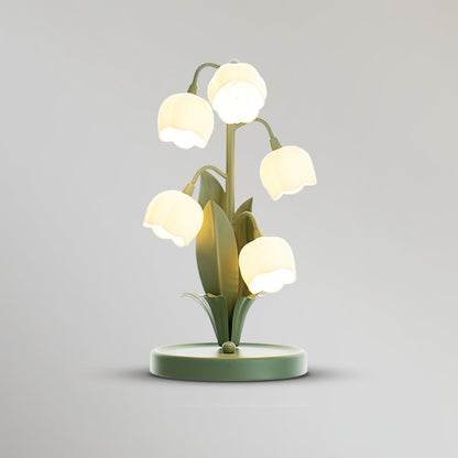 Bell Orchid Table Lamp | Elegant Floral Accent Light for Indoor Spaces