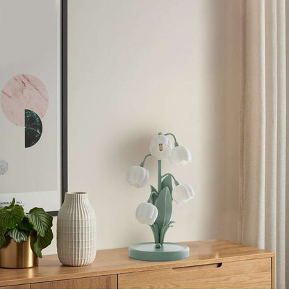 Bell Orchid Table Lamp | Elegant Floral Accent Light for Indoor Spaces