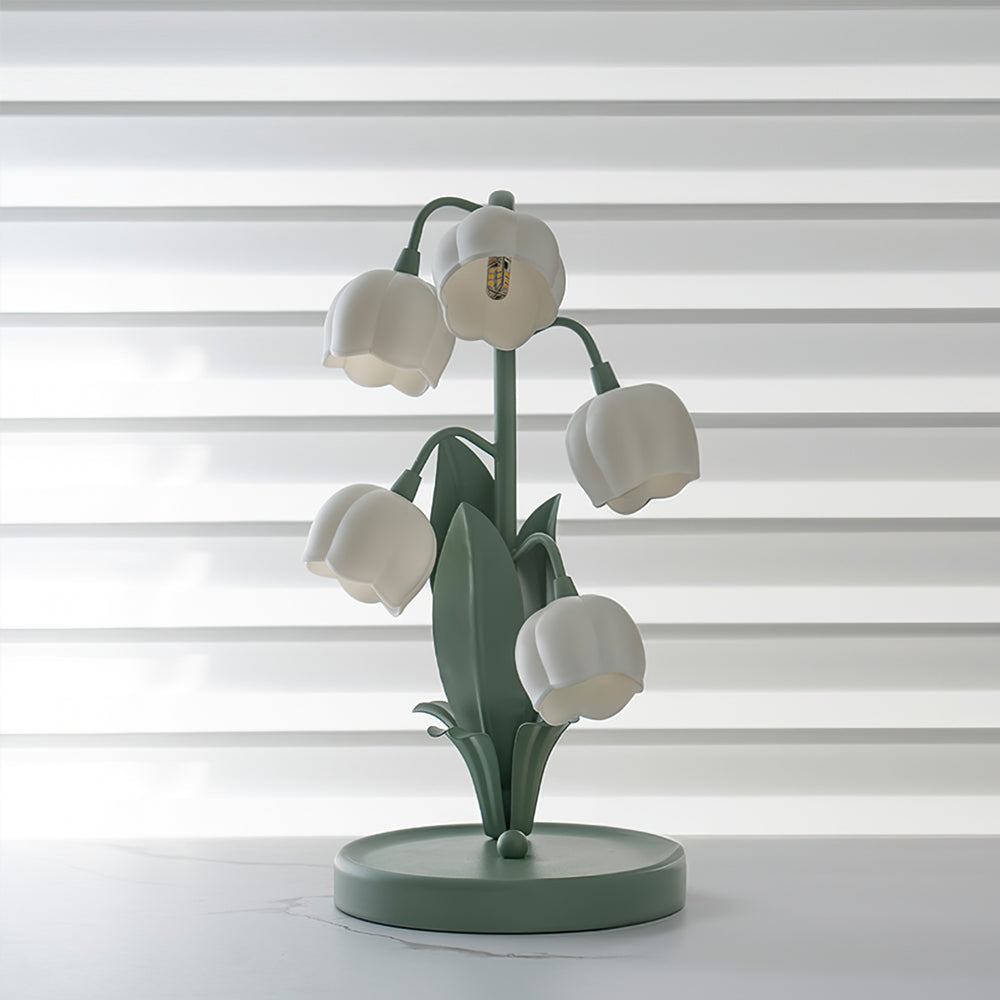 Bell Orchid Table Lamp | Elegant Floral Accent Light for Indoor Spaces