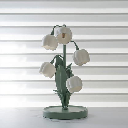 Bell Orchid Table Lamp | Elegant Floral Accent Light for Indoor Spaces