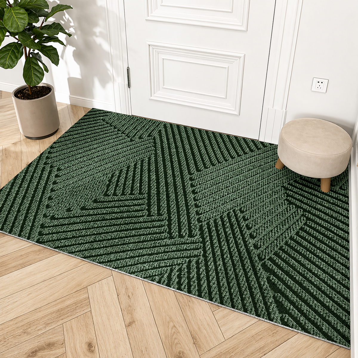 Durable Non-Slip Door Mat | Stylish, Dirt-Resistant Entryway Mat