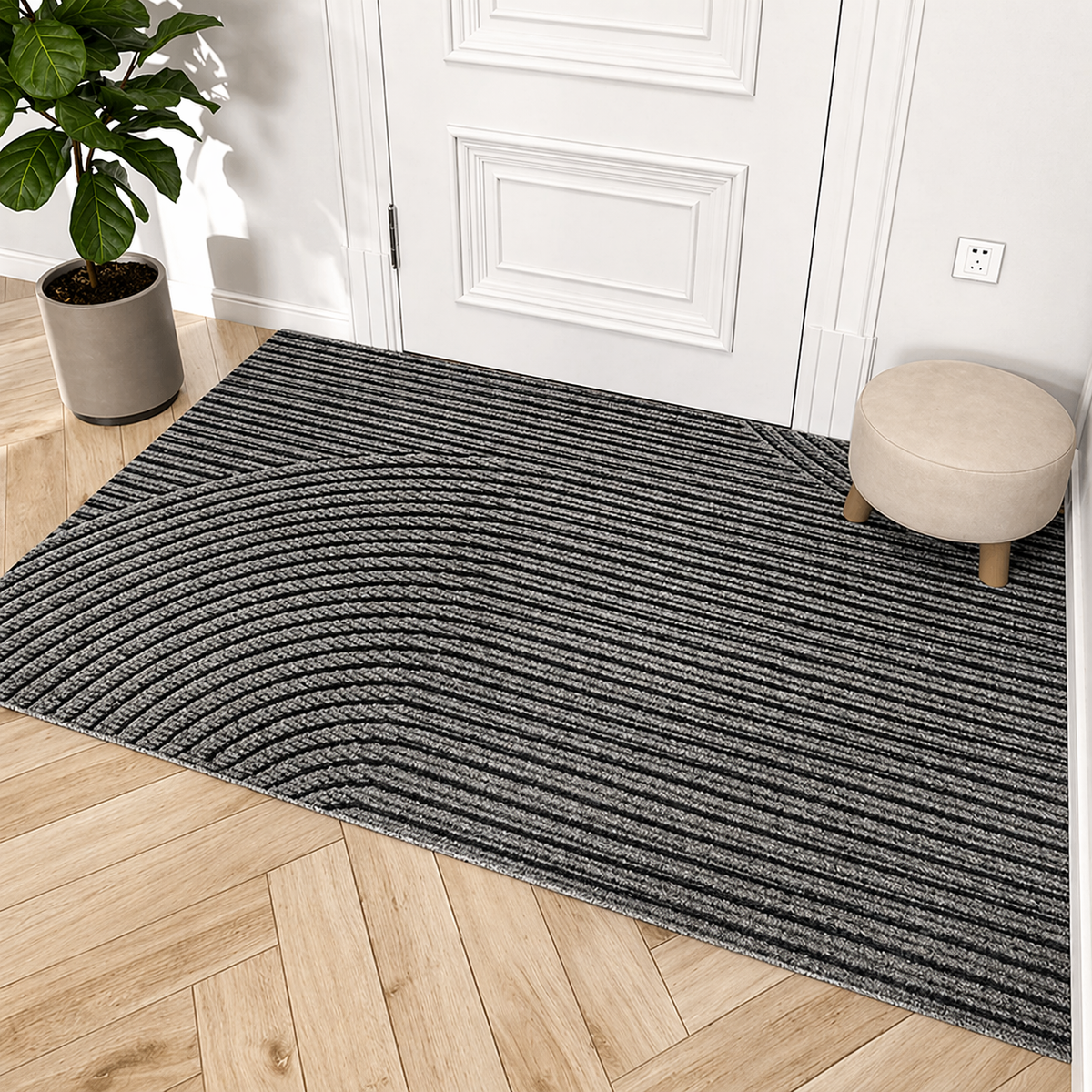 Durable Non-Slip Door Mat | Stylish, Dirt-Resistant Entryway Mat