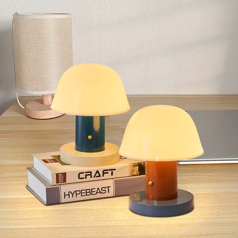 Mushroom Table Lamp | Modern Wireless Rechargeable LED Light