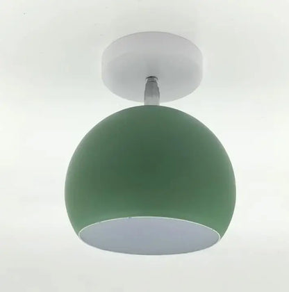 Nordic Macaron Ceiling Light | Modern Round Aluminum Pendant Lamp