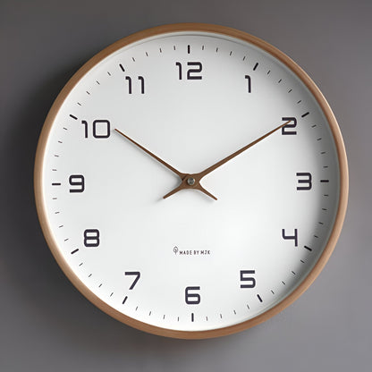 Nordic Wall Clock – Minimalist Wooden Frame Design