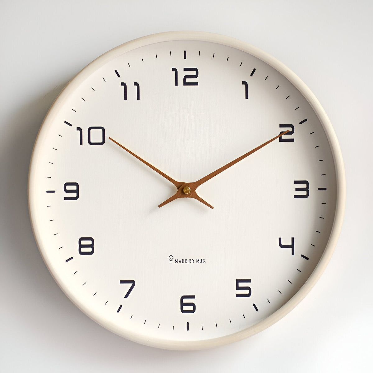 Nordic Wall Clock – Minimalist Wooden Frame Design