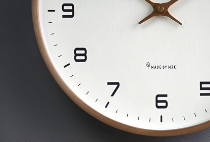 Nordic Wall Clock – Minimalist Wooden Frame Design