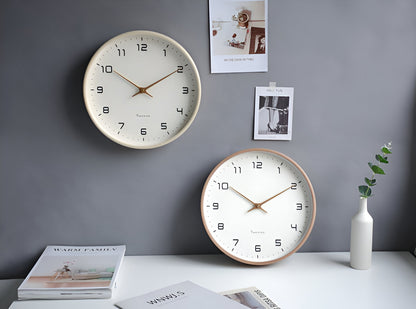 Nordic Wall Clock – Minimalist Wooden Frame Design