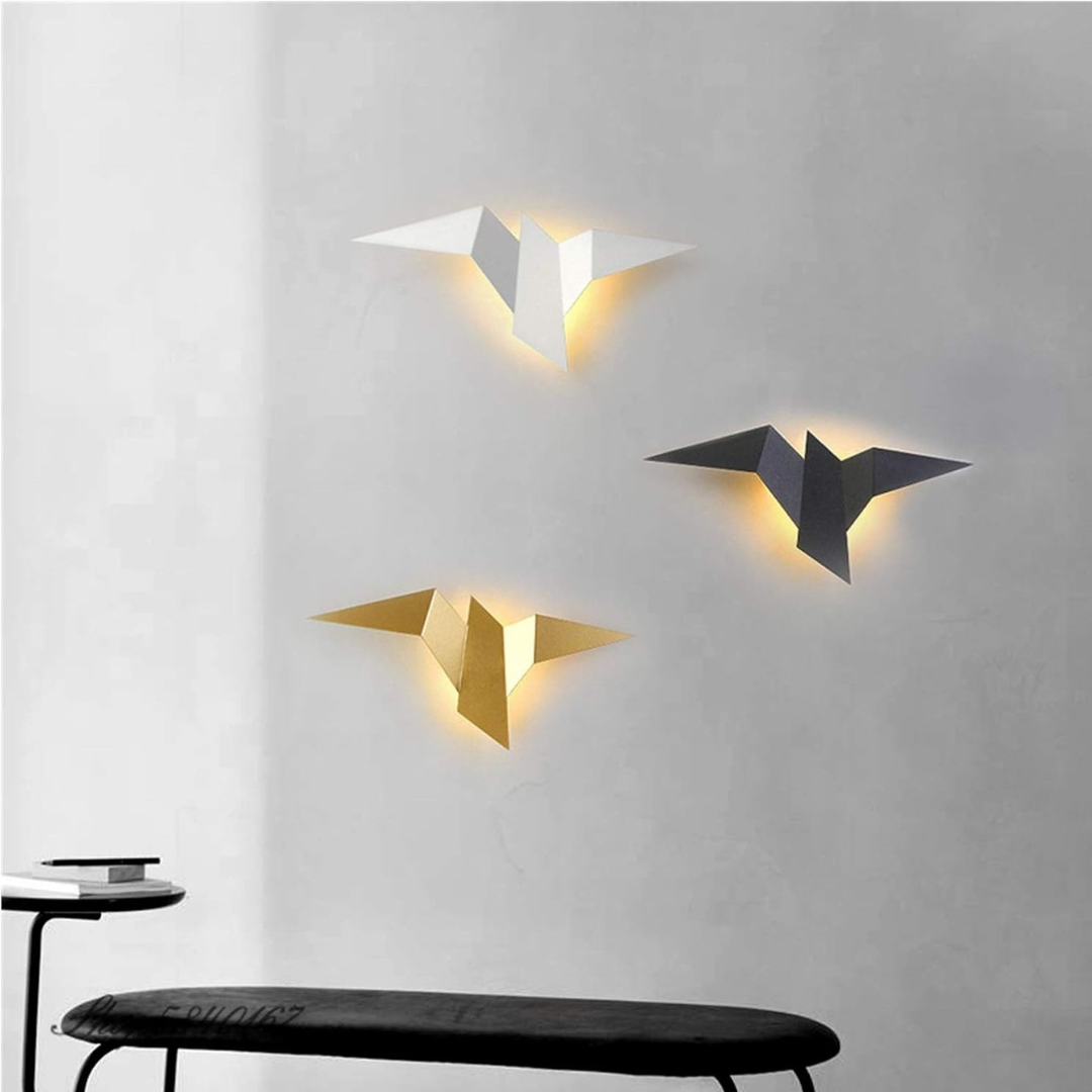 Origami Wall Lamp – Unique Modern Indoor LED Sconce
