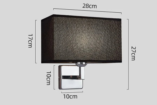 Wall Lamp with Reading Light | E27 Bedside Wall Sconce for Cozy Bedroom Lighting