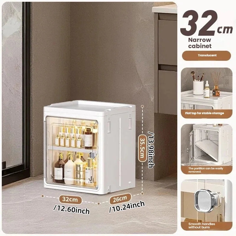 Multifunctional Foldable Dustproof Gap Storage Cabinet