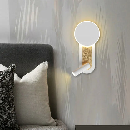 HaloBeam Wall Light | Modern Nordic Dual-LED Design