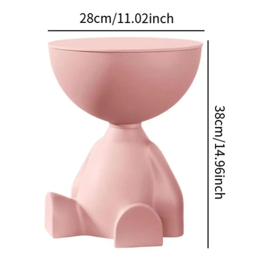 Cartoon Bear Side Table | Playful Modern Coffee Table for Living Room Decor