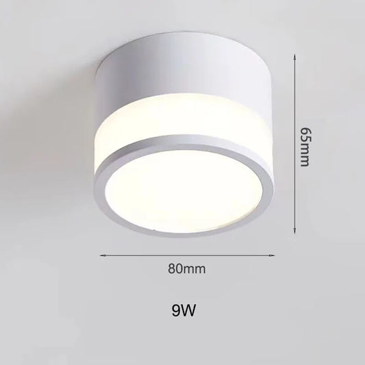 Modern Nordic Surface-Mounted LED Downlight – 9W/15W Ceiling Light
