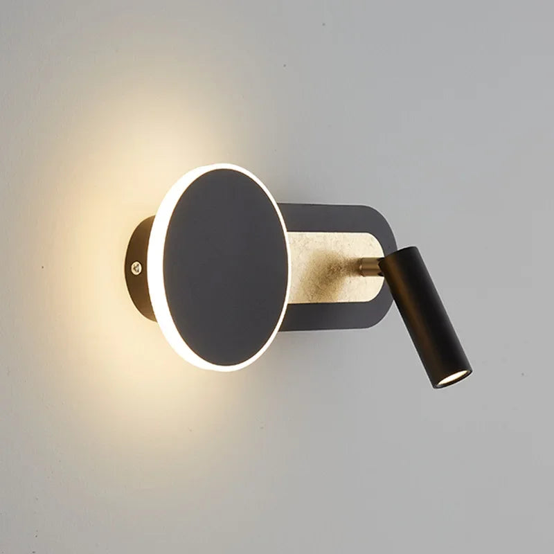 HaloBeam Wall Light | Modern Nordic Dual-LED Design