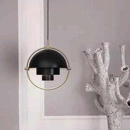 Modern Nordic Sculptural Pendant Light | Elegant Metal Hanging Lamp