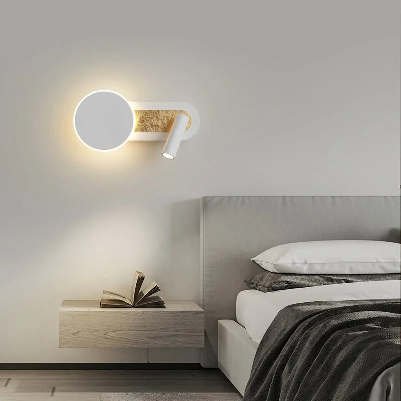 HaloBeam Wall Light | Modern Nordic Dual-LED Design