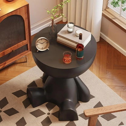 Cartoon Bear Side Table | Playful Modern Coffee Table for Living Room Decor