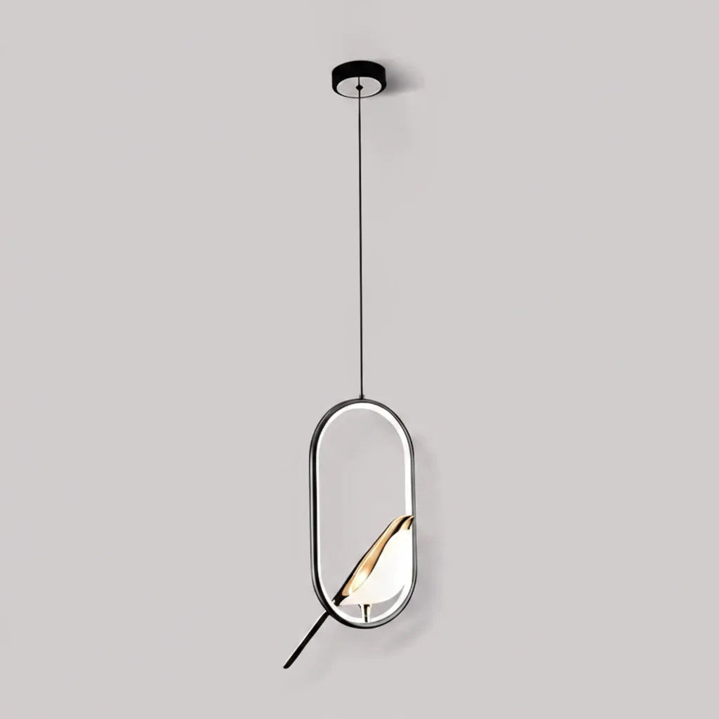 Magpie Pendant Light – Nordic-Inspired LED Bird Design