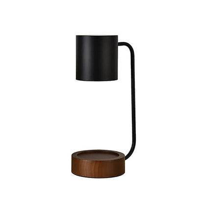 Minimalist Japanese Table Lamp – Elegant Wood & Metal Design