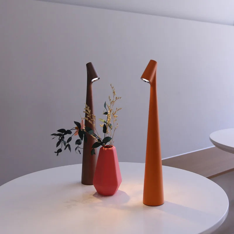 Glowora LED Table Lamp – Rechargeable Touch-Dimmable Light