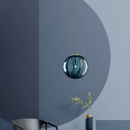 Nordic Modern Glass Ball Pendant Light – Elegant Illumination for Any Space