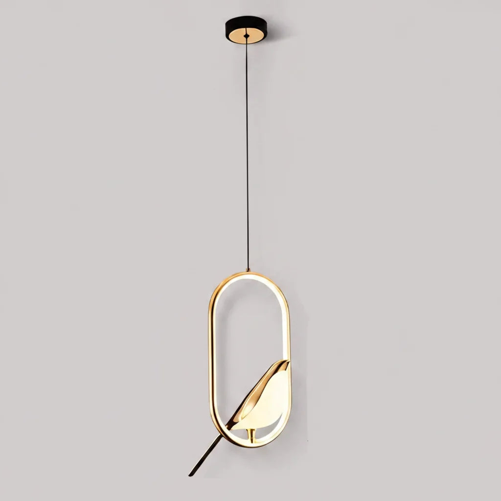 Magpie Pendant Light – Nordic-Inspired LED Bird Design