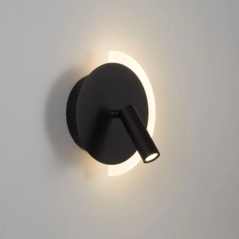 LunaSpot Modern LED Wall Light | Stylish Bedside Reading Lamp