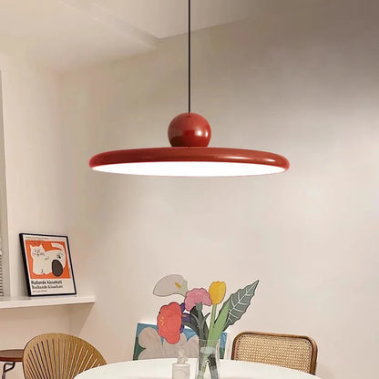 Nordic Flying Saucer Pendant Light | Modern LED Cream-Style Ceiling Lamp
