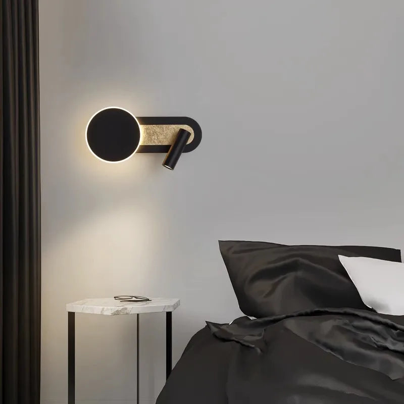 HaloBeam Wall Light | Modern Nordic Dual-LED Design