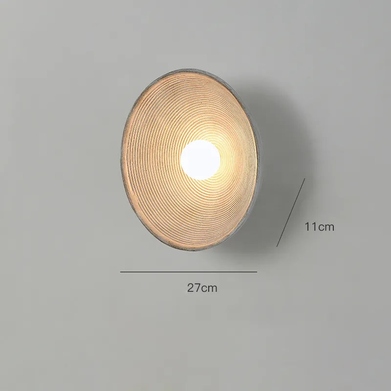 Handcrafted Rustic Wood Wall Sconce with LED Lighting
